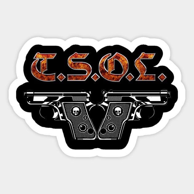 T.S.O.L BAND Sticker by Damadeo